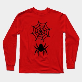 Spider With Web Long Sleeve T-Shirt